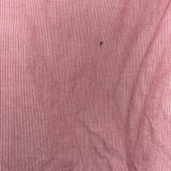 Jcrew  pink striped slim fit mens long sleeve shirt Sz L - Picture 7 of 9